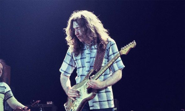 Rory Gallagher performing live
