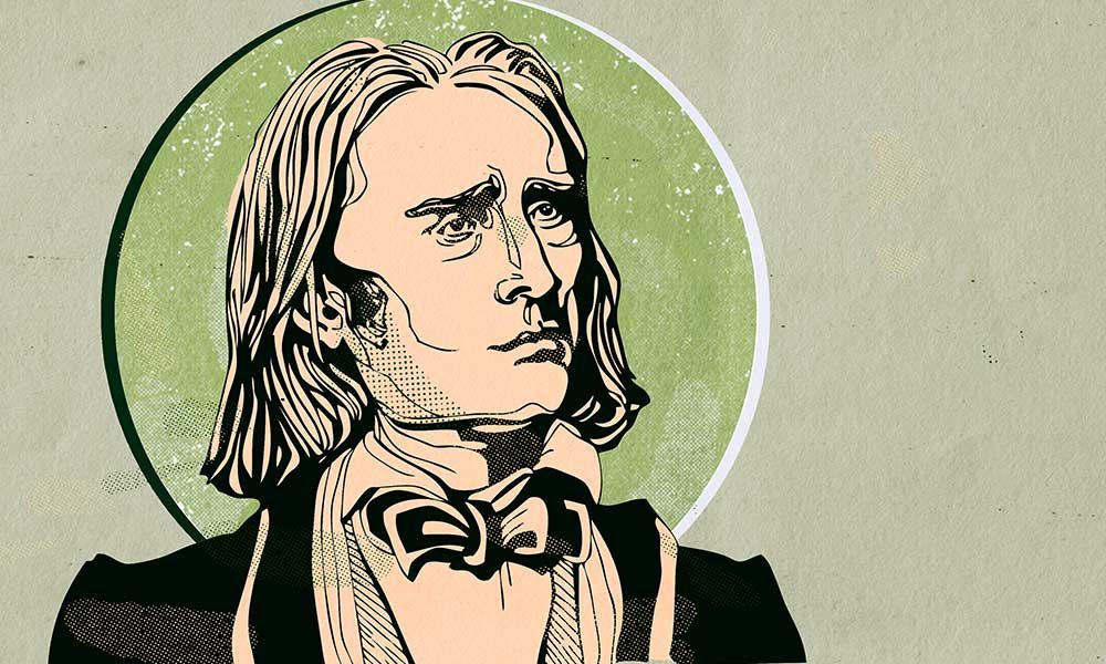 Best Liszt works - Liszt composer image