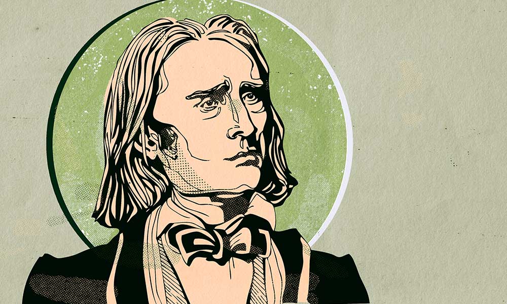 I LOVE this portrait of Franz Liszt he looks so handsome to me P  Music  history Liszt Portrait