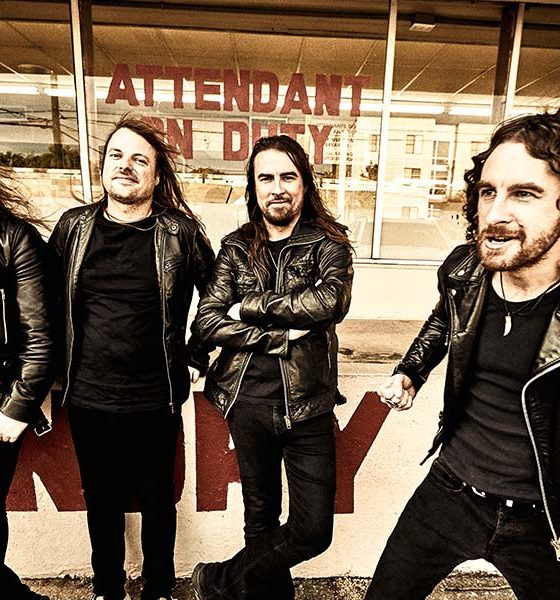 Airbourne 2019 press shot CREDIT Travis Shinn