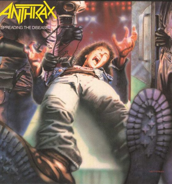 Anthrax Spreading The Disease album cover