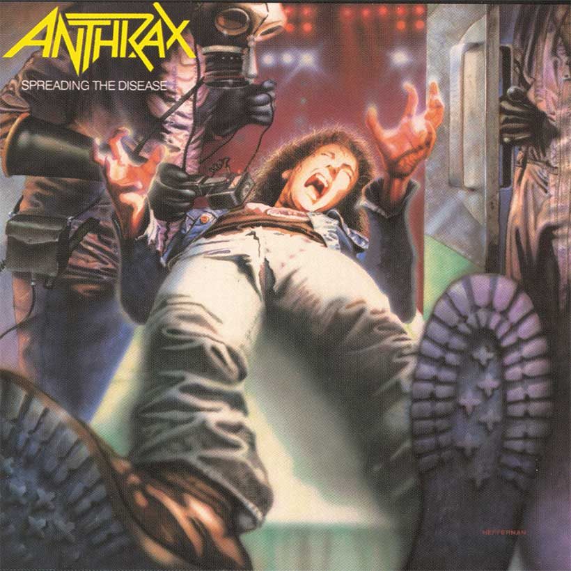 Anthrax Spreading The Disease album cover