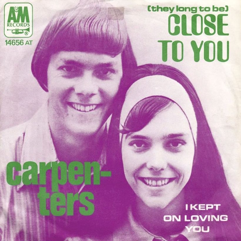 Carpenters 'Close To You' artwork - Courtesy: UMG