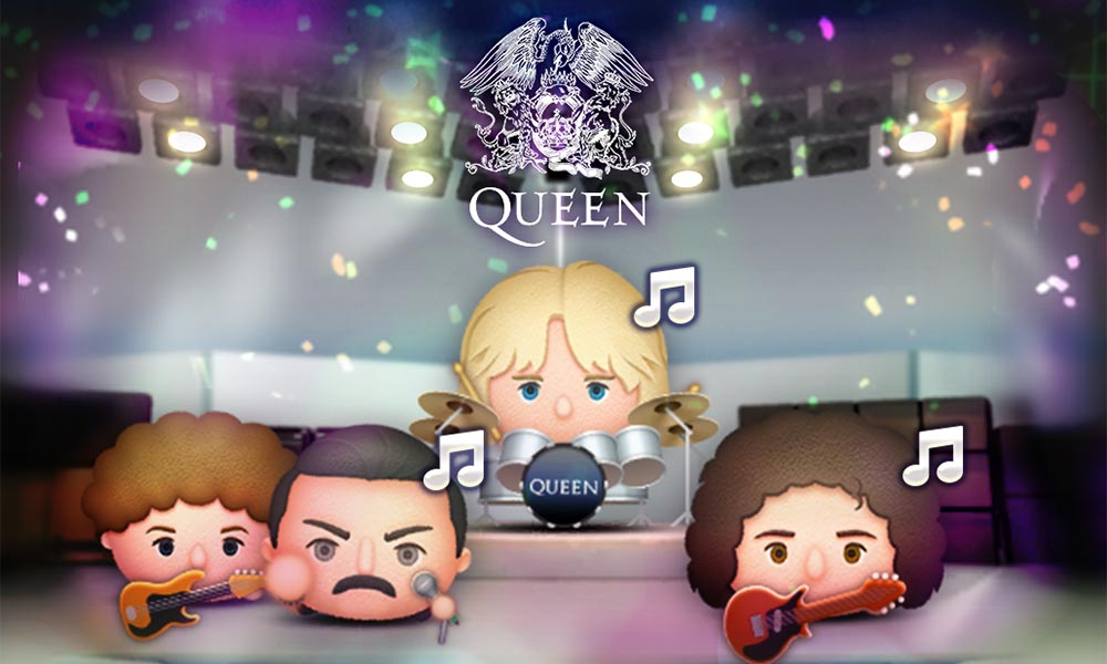 Queen Plüsch Puppe Tsum Set Mit 4 Freddie Mercury Wertvolle Japan Disney Lager 