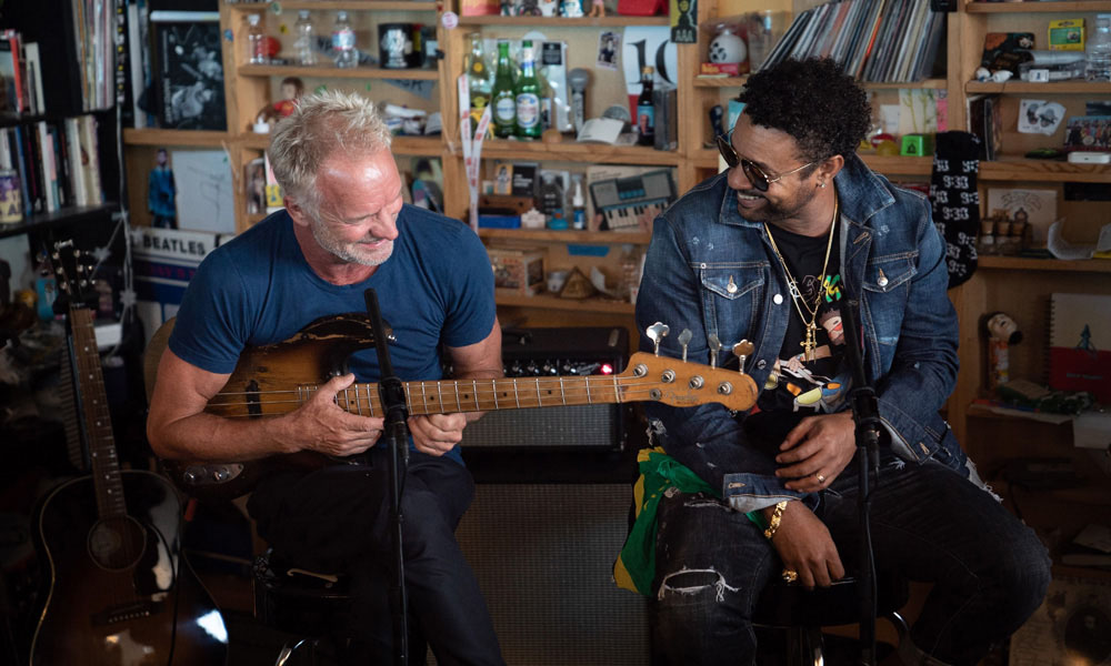 Watch Sting Shaggy Perform For Npr S Tiny Desk Concert Series