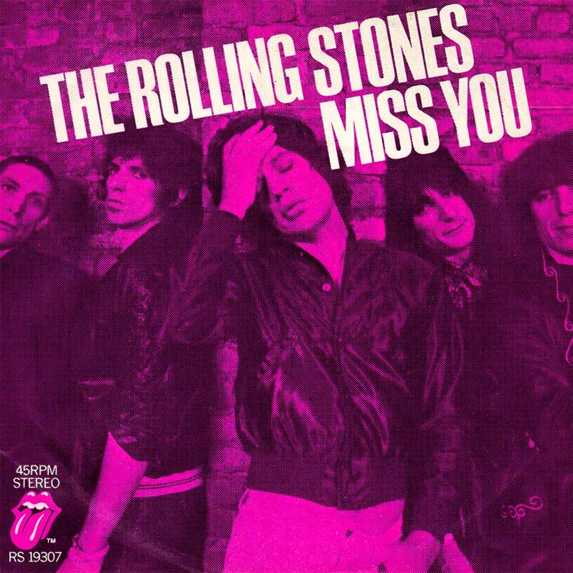 The Rolling Stones Miss You Single Art