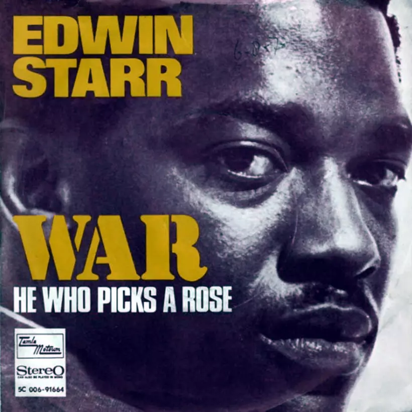 protest art: The album cover of War by Edwin Starr.