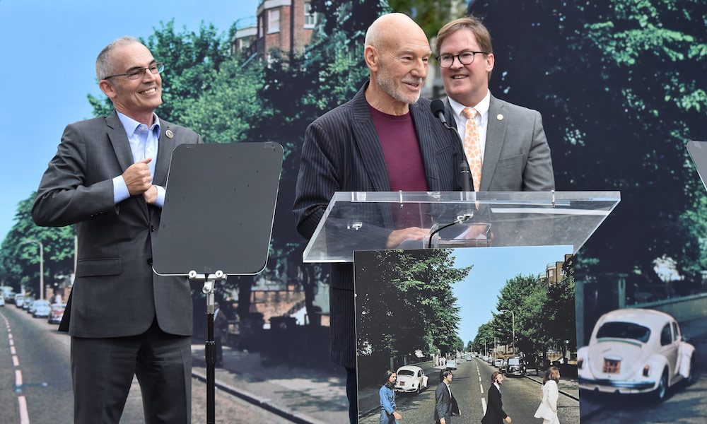 Sir Patrick Stewart Abbey Road Crosswalk Hollywood