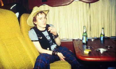 Johnny Rotten on a tour bus