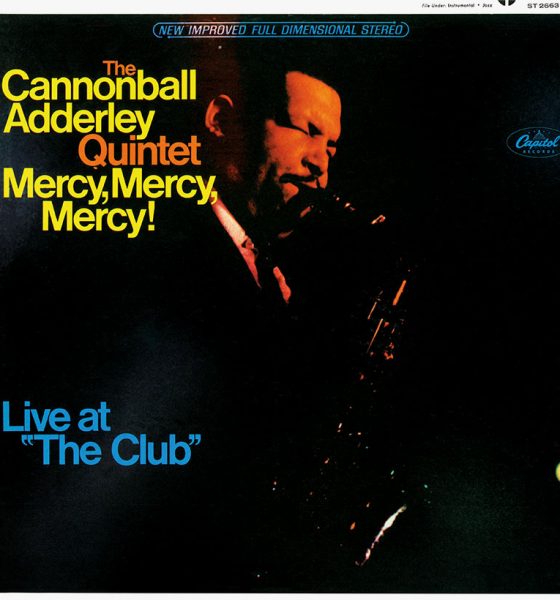 Cannonball Adderley Quintet Mercy Mercy Mercy Album Cover brightness 820