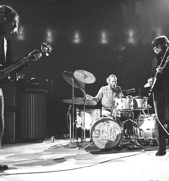 Cream play Madison Square Gardens, New York, in November 1968. Photo: Michael Ochs Archives/Getty Images