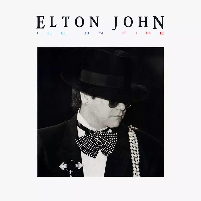 Elton John Ice On Fire album cover 820