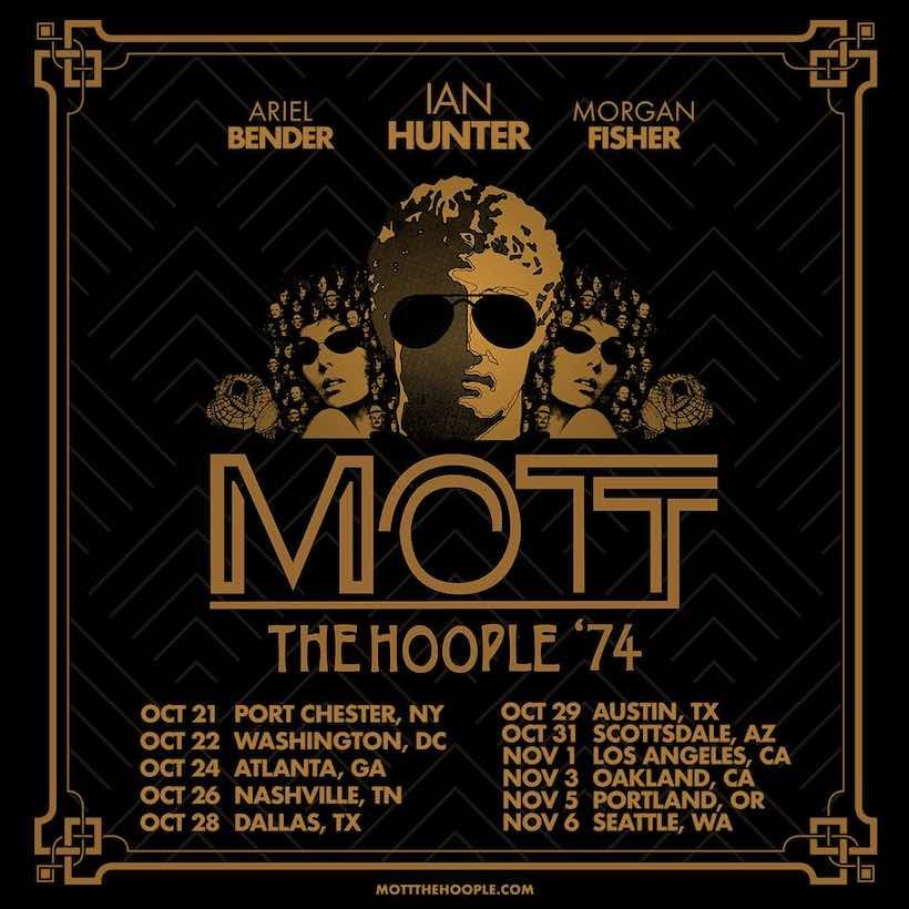 Mott The Hoople '74 tour poster