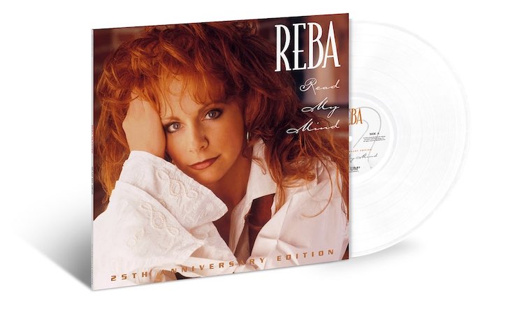 Reba McEntire Read My Mind white vinyl packshot