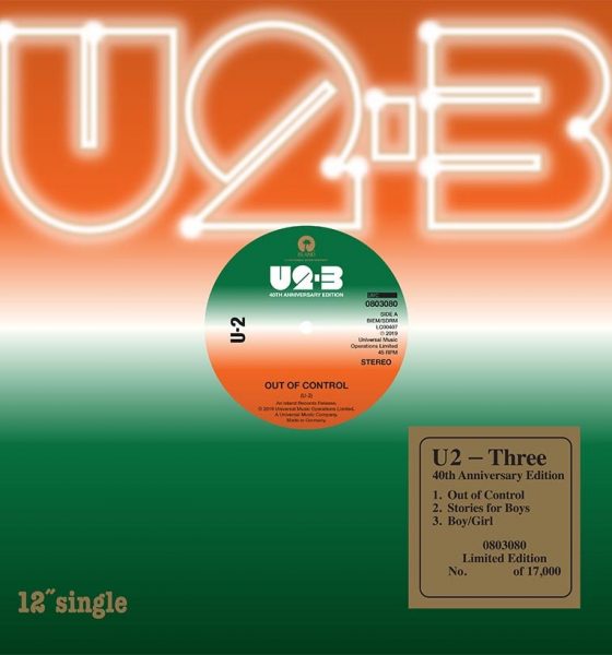 U2 Three reissue 12 Inch artwork