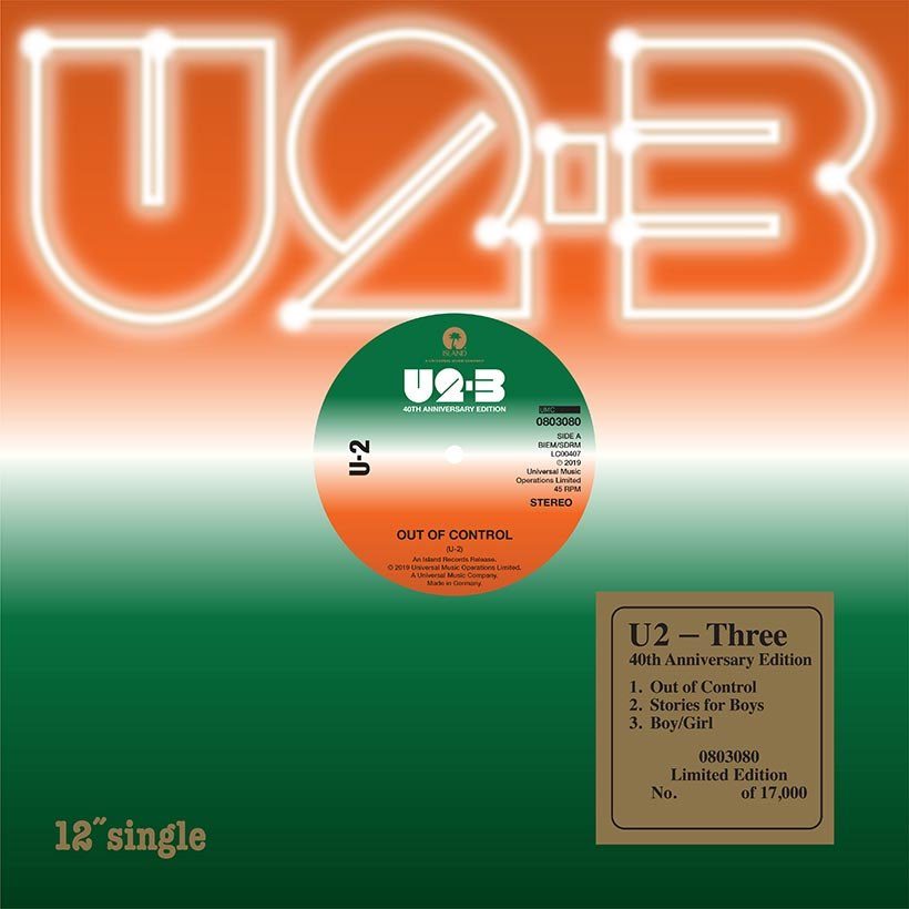 U2 Three reissue 12 Inch artwork