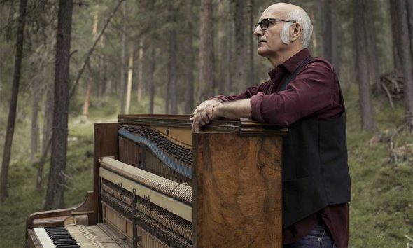 Composer Ludovico Einaudi - photo at piano