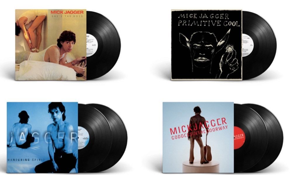 Mick Jagger solo album packshots