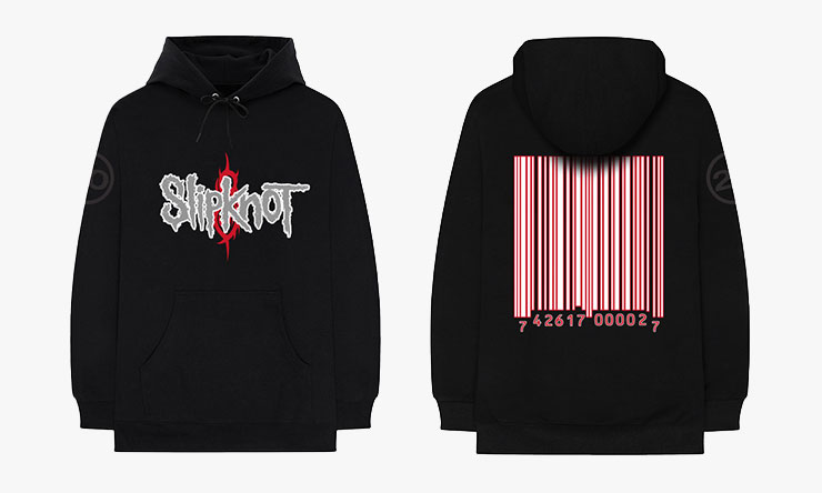 slipknot barcode hoodie