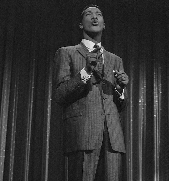 Sam Cooke on 'The Ed Sullivan Show' on November 3, 1957. Photo: Steve Oroz/Michael Ochs Archives/Getty Images
