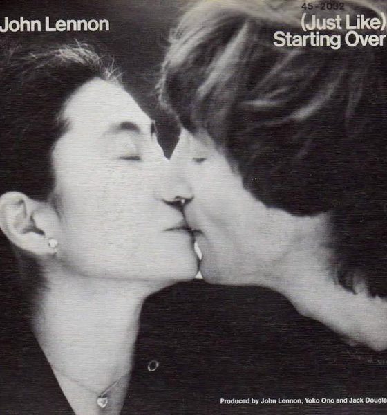 John & Yoko '(Just Like) Starting Over' artwork - Courtesy: UMG