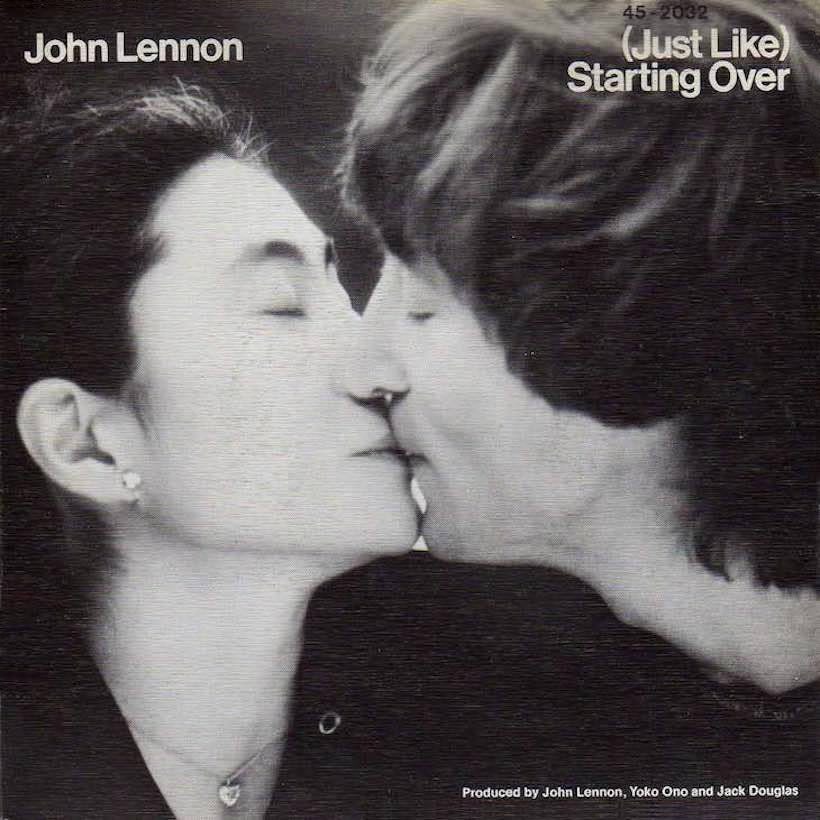 John & Yoko '(Just Like) Starting Over' artwork - Courtesy: UMG
