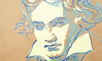 Beethoven Composer image yellow