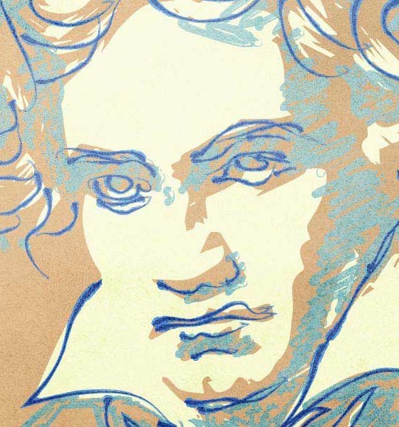 Beethoven Composer image yellow