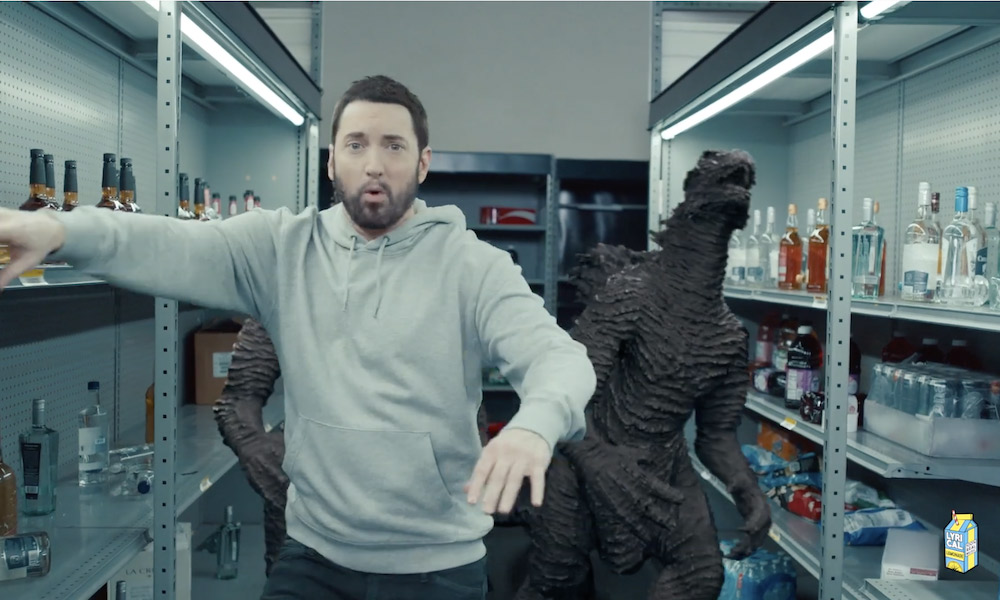 Eminem Pays Tribute To Juice Wrld In Surreal ‘Godzilla ...
