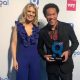 Sheku Kanneh-Mason and Charlotte Hawkins at Global Awards - photo