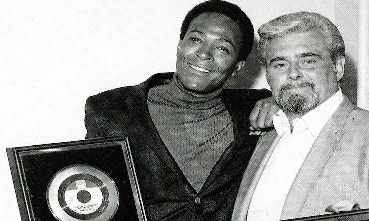 Marvin Gaye and Barney Ales photo: Motown Records Archives