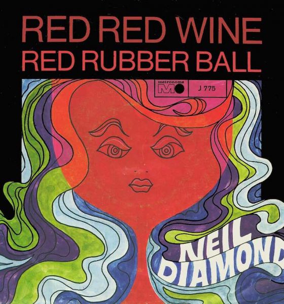 Neil Diamond 'Red, Red Wine' artwork - Courtesy: UMG