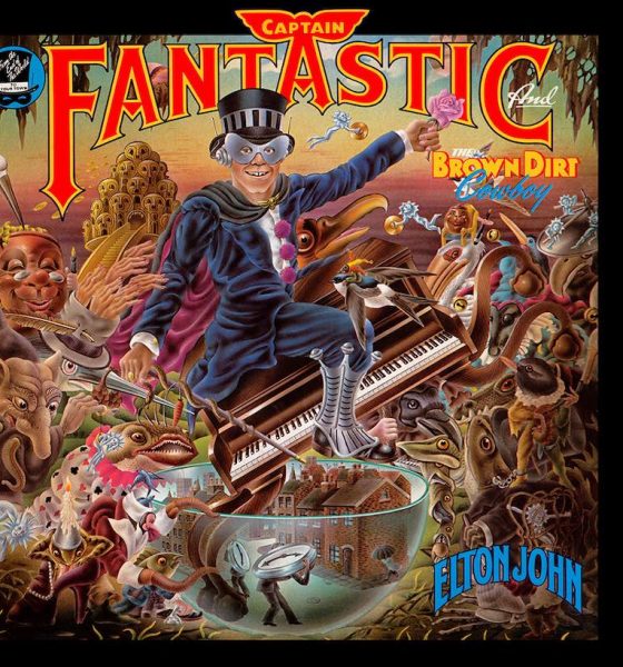 Elton John 'Captain Fantastic And The Brown Dirt Cowboy' artwork - Courtesy: UMG