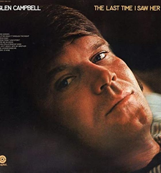 Glen Campbell 'The Last Time I Saw Her' artwork - Courtesy: UMG