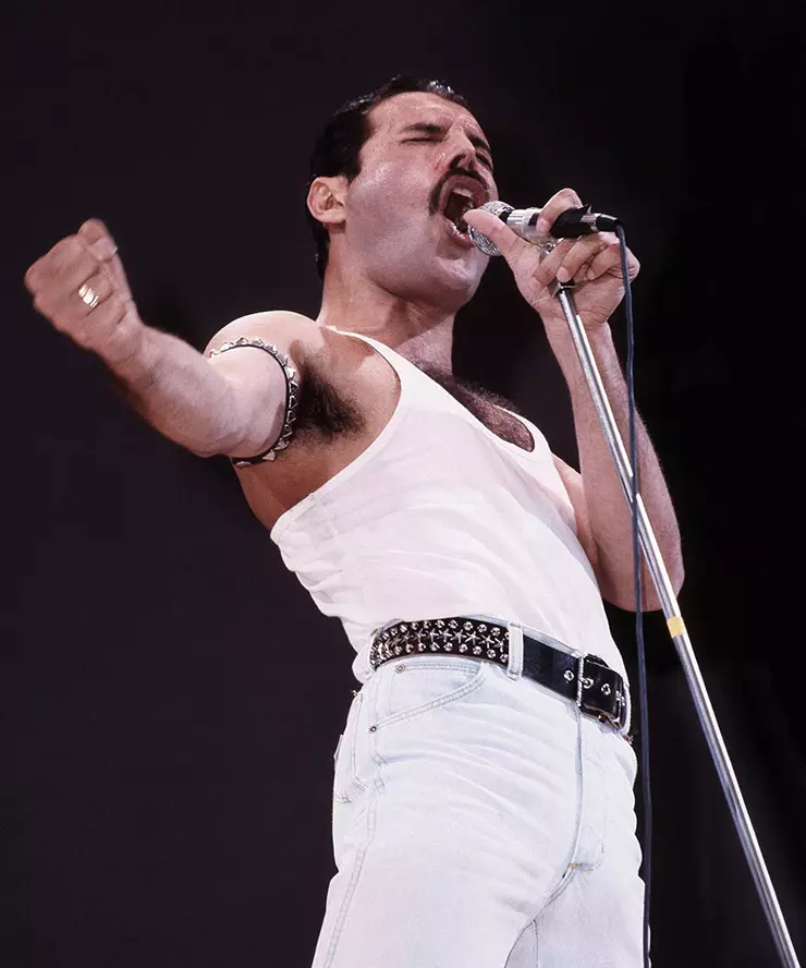 Freddie Mercury at Live Aid