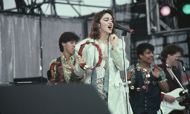 Madonna at Live Aid