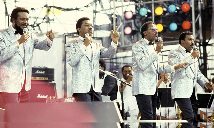 The Four Tops at Live Aid