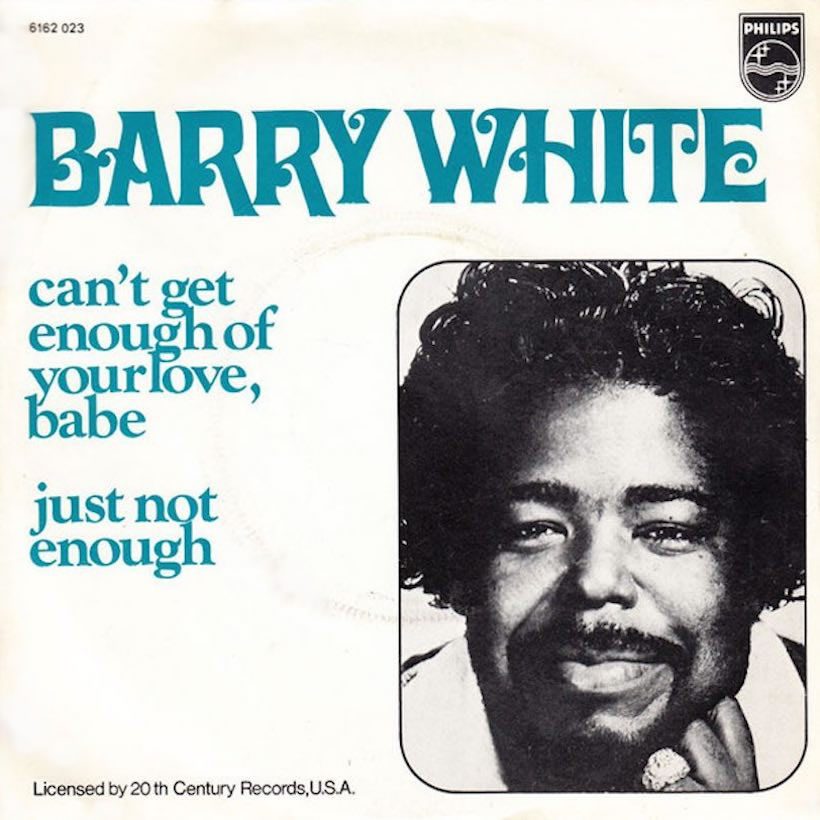 Barry White 'Can’t Get Enough of Your Love, Babe' artwork - Courtesy: UMG