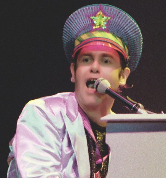 Elton John on the Breaking Hearts Tour in St. Paul, Minnesota in 1984. Photo: Jim Steinfeldt/Michael Ochs Archives/Getty Images