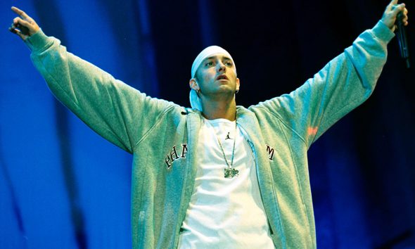 Eminem photo by Brian Rasic and Getty Images