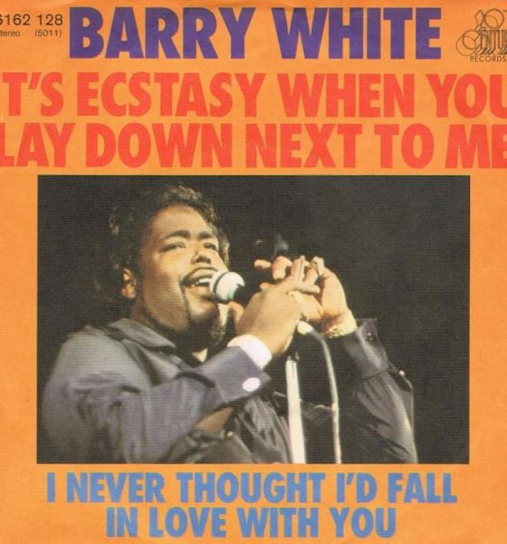 Barry White 'It’s Ecstasy When You Lay Down Next To Me' artwork - Courtesy: UMG