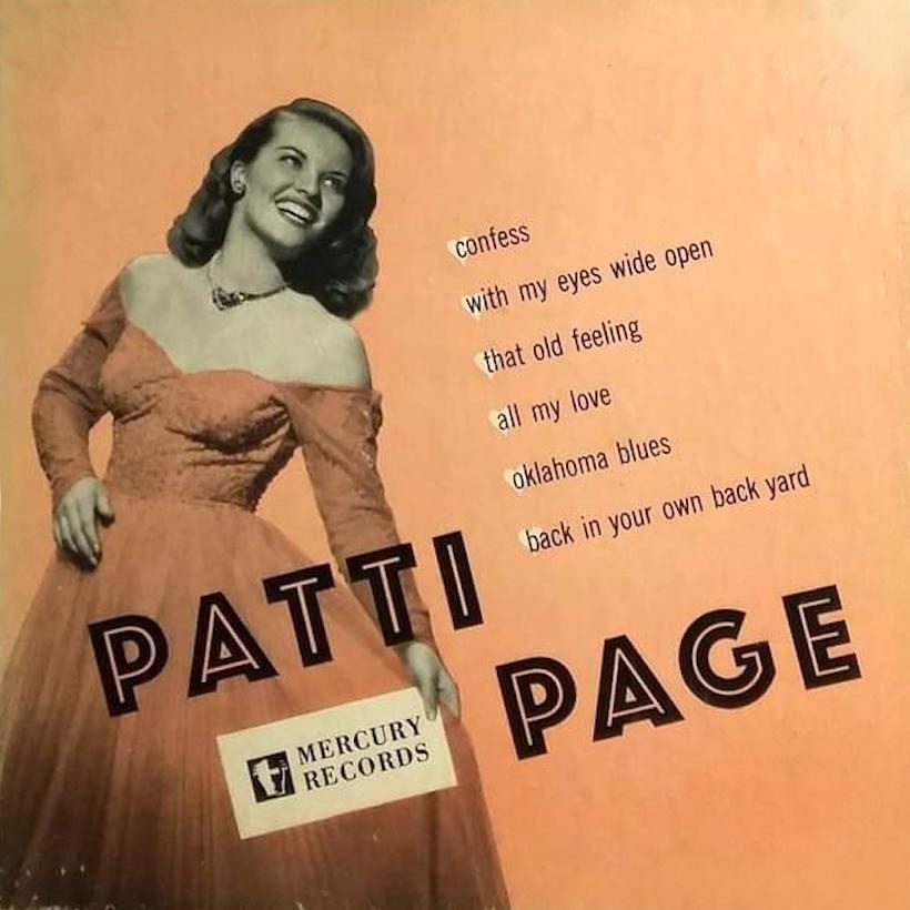 Patti Page ‘Confess’ EP artwork - Courtesy of UMG