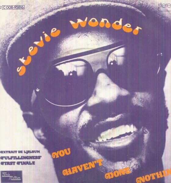 Stevie Wonder 'You Haven't Done Nothin’' artwork - Courtesy: UMG