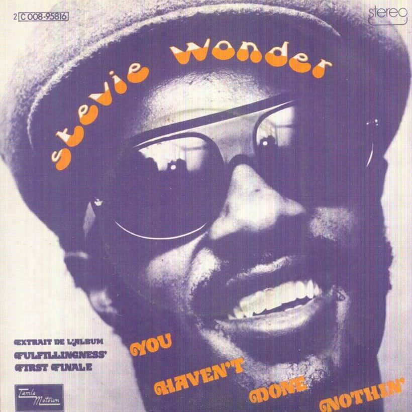 Stevie Wonder 'You Haven't Done Nothin’' artwork - Courtesy: UMG