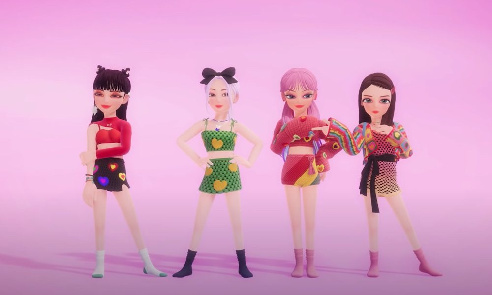 BLACKPINK-Selena-Gomez-Ice-Cream-Animated-Video