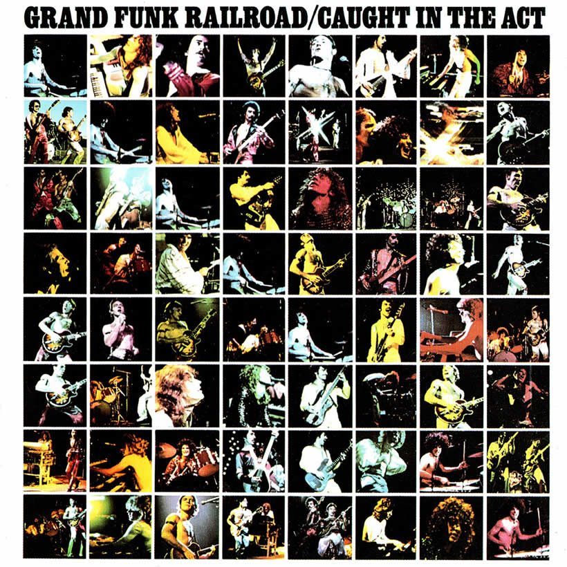 Grand Funk Railroad 'Caught In The Act' artwork - Courtesy: UMG