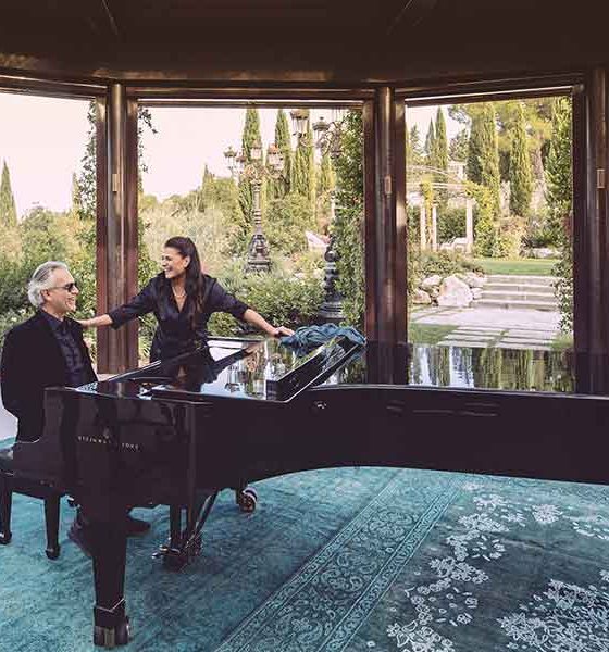 Andrea Bocelli and Cecilia Bartoli Pianissimo duet photo