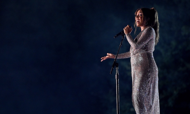 Mickey Guyton CMT Awards 2020 GettyImages 1281549130