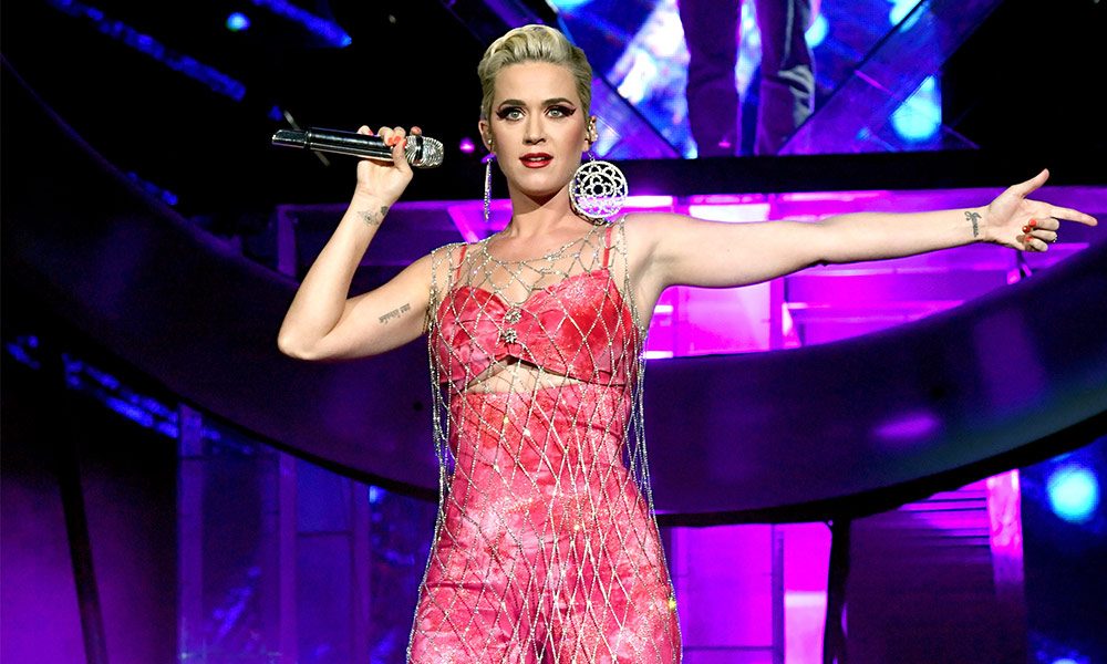 Katy Perry photo by Rich Fury and Getty Images