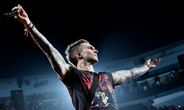 Maroon 5 photo by Frazer Harrison and Getty Images for Bud Light Super Bowl Music Fest